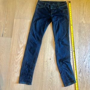 J 4 pastel denim jeans turquoise stitching